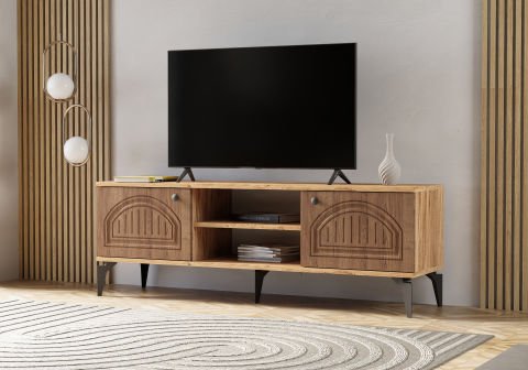 Levent Tvu.0014-246, Bohemıan Tv Sehpası 160 Cm Atlantik Çam Ceviz