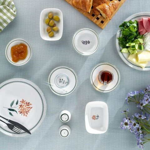 Schafer Suzzy Kahvaltı Takımı 32 Parça-Yeşil