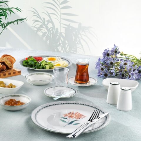 Schafer Suzzy Kahvaltı Takımı 32 Parça-Yeşil