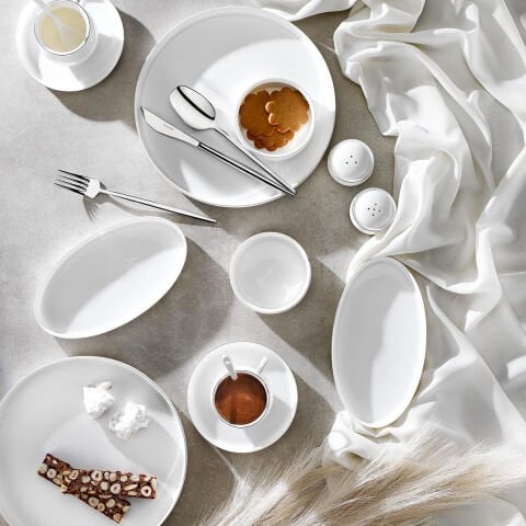 Schafer Superfine Bone Lumiere Kahvaltı Takımı 32 Parça Platin