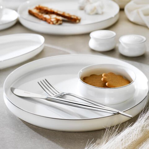 Schafer Superfine Bone Lumiere Kahvaltı Takımı 32 Parça Platin