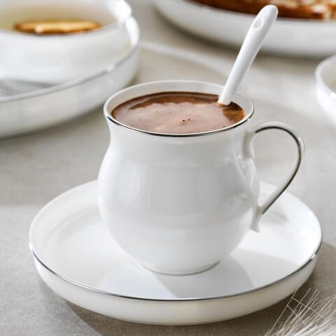 Schafer Superfine Bone Lumiere Kahvaltı Takımı 32 Parça Platin