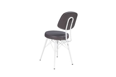 Levent SAN.0015-613, 4007 Eyfel Metal Ayak Sandalye Gri Beyaz