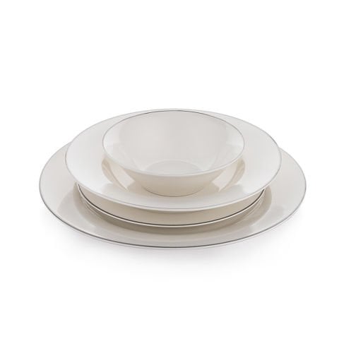 Schafer Fiesta Yemek Takımı 24 Parça-Platin-------