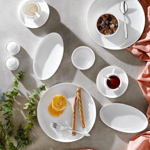 Schafer Superfine Bone Lumiere Kahvaltı Takımı 32 Parça Gold