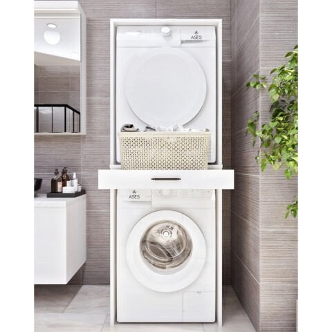 Ases ESL0237 Çok Amaçlı Kapaksız Çekmeceli Makine Dolabı