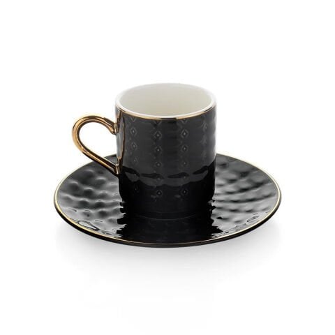 Schafer Glossy 6 Kişilik Kahve Fincan Seti 12 Parça-Asorti01