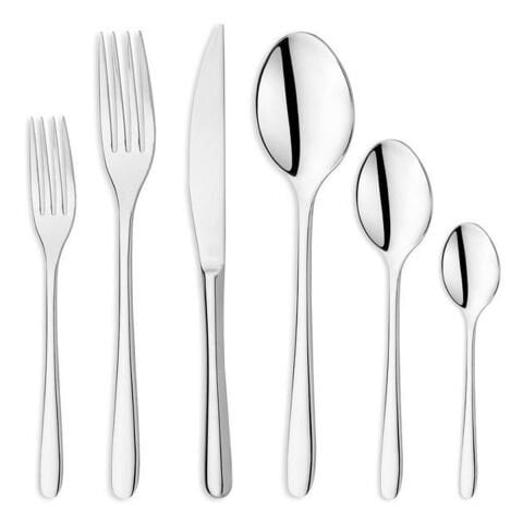 Schafer Hamburg 72 Parça Çatal Kaşık Bıçak Takımı-Gümüş29