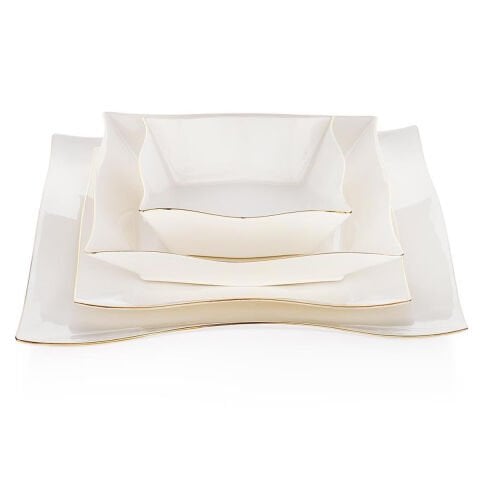 Schafer Lovise Yemek Takımı 24 Parça-Gold