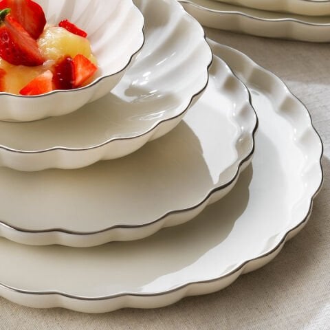 Schafer Evelynn Yemek Takımı 29 Parça-Platin