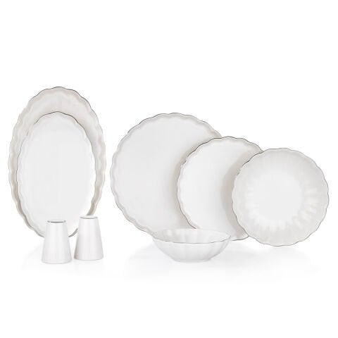 Schafer Evelynn Yemek Takımı 29 Parça-Platin