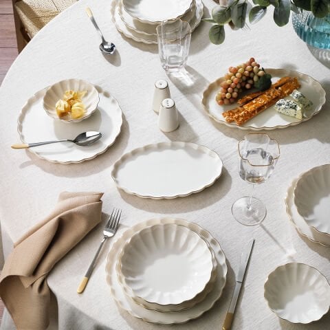 Schafer Evelynn Yemek Takımı 29 Parça-Gold