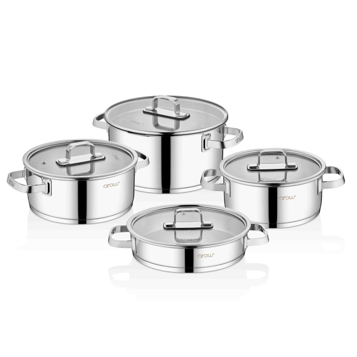 Arow Venita 8 Parça Tencere Seti DC.TR-4348