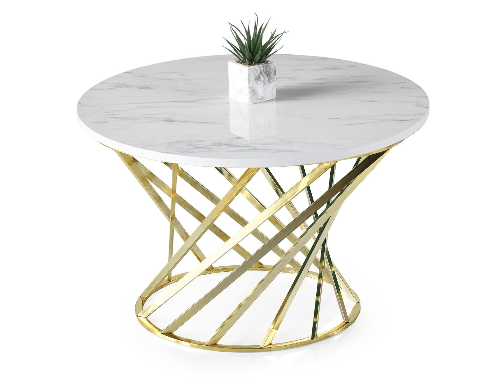 Levent Ort.0022-498, Thales Orta Sehpa Marmo Gold Ayak