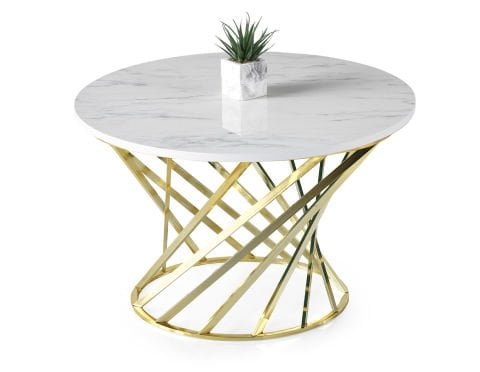 Levent Ort.0022-498, Thales Orta Sehpa Marmo Gold Ayak