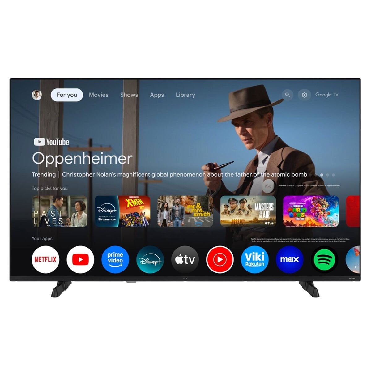 Vestel 50UG9750 50'' 126 Ekran 4K Smart Google TV - 20300423