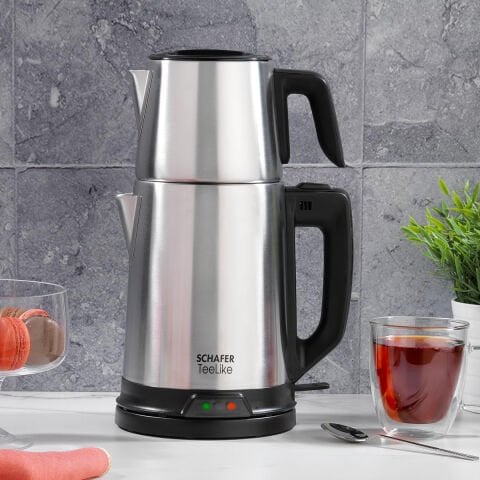 Schafer Teelike Elektrikli Çay Makinesi-Inox