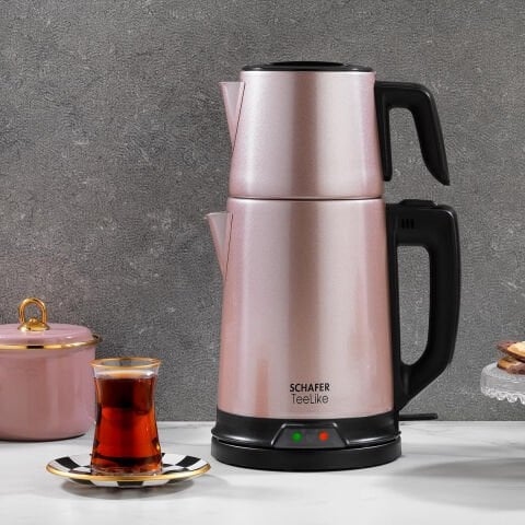 Schafer Teelike Elektrikli Çay Makinesi-Rosegold