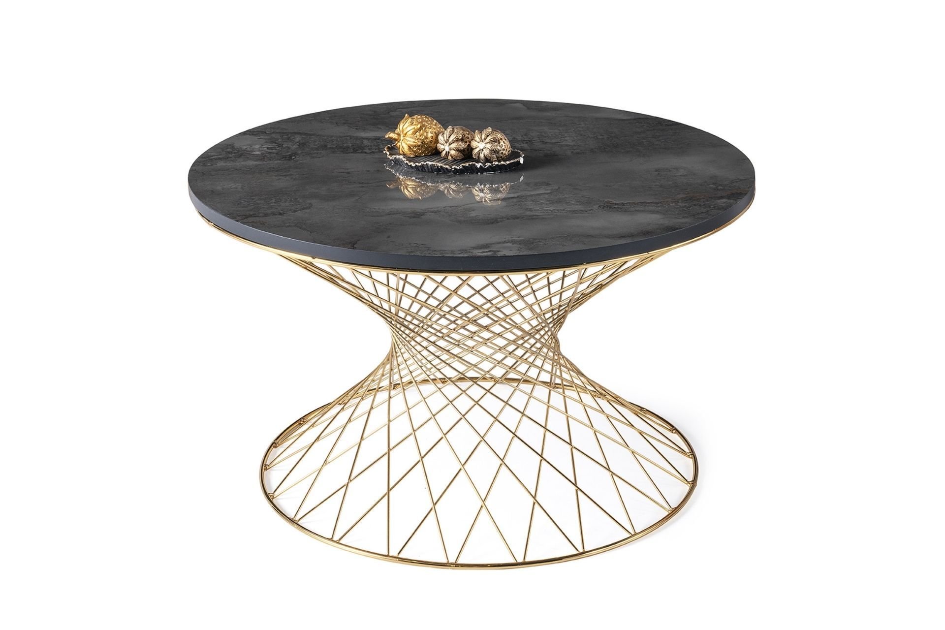 Levent Ort.0008-493, Cestino Orta Sehpa İrony Gold Ayak