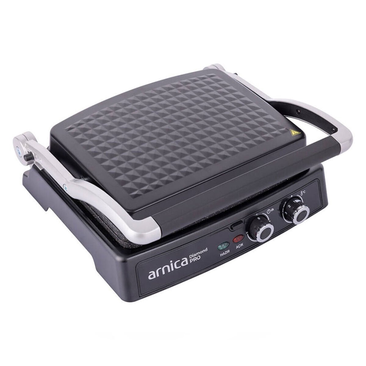 Arnica GH26411 Diamond Pro Tost Makinesi Siyah