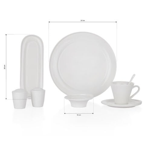Schafer Weekend Kahvaltı Takımı 32 Parça-Beyaz05
