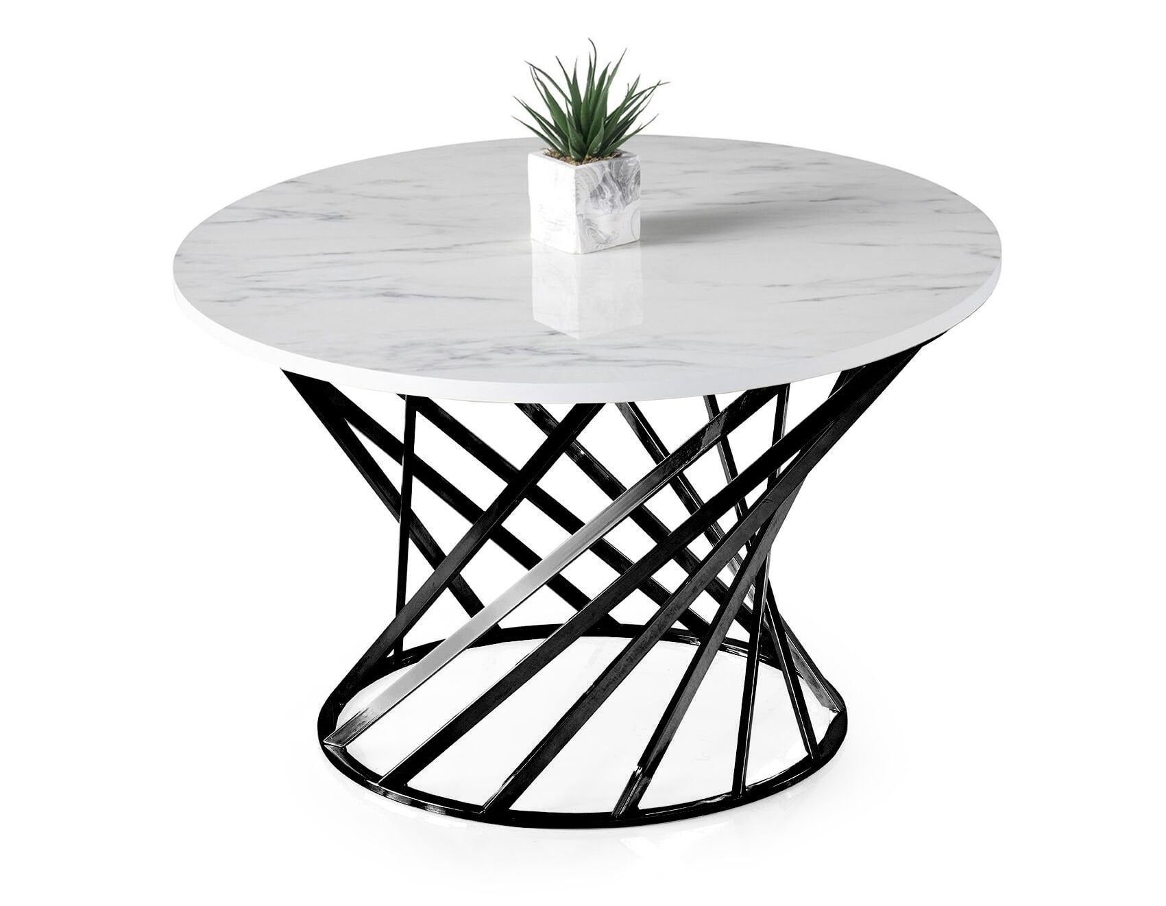 Levent Ort.0022-494, Thales Orta Sehpa Marmo Siyah Ayak