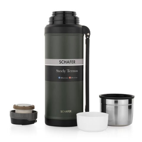 Schafer Steely Termos 2 L-Yeşil