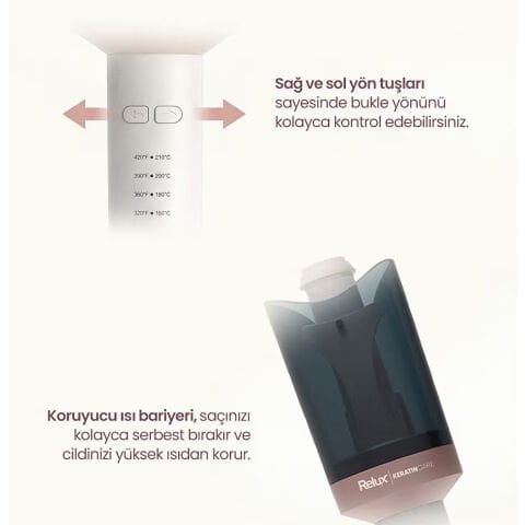 Relux RC9588 Keratincare 25mm Otomatik Saç Maşası