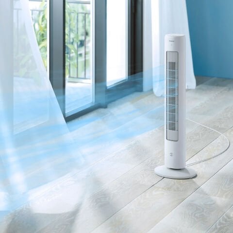 Philips CX5535/00, 5000 Serisi Beyaz Kule Tipi Fanlı Vantilatör