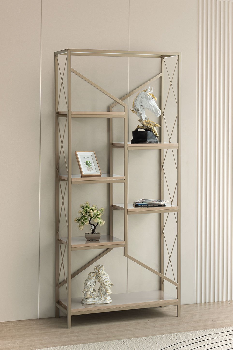 Levent Ktp.0014-707, Vega Kitaplık Cappuccino