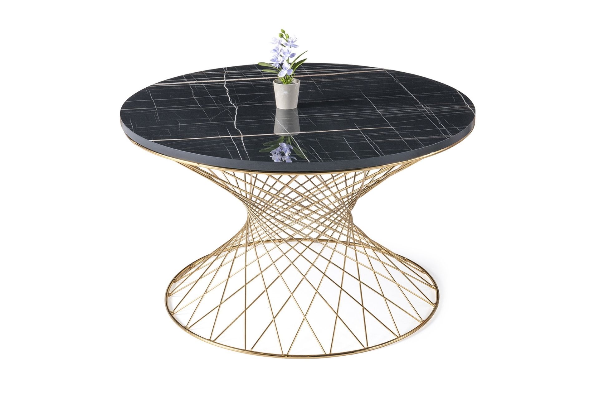 Levent Ort.0008-495, Cestino Orta Sehpa Sonata Gold Ayak