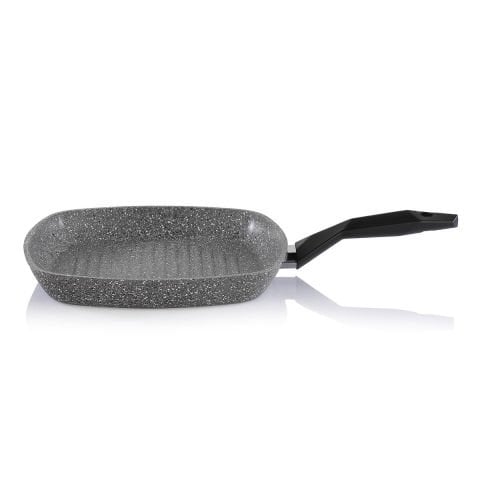 Schafer Cory Yanmaz Yapışmaz Kare Grill Tava - 28cm -Gri
