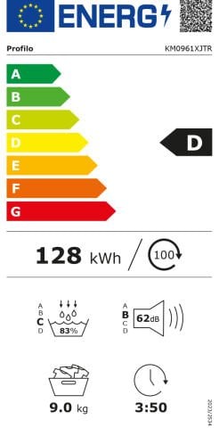 Profilo KM0961XJTR 9Kg Beyaz Kurutma Makinesi