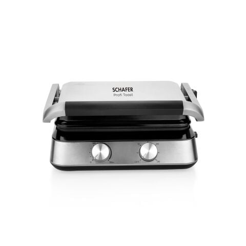 Schafer Profi Toast Tost ve Izgara Makinesi-Inox