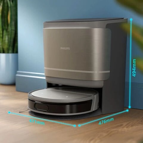 Philips XU9100/10, Homerun 9000 Serisi İstasyonlu Inox Robot Süpürge