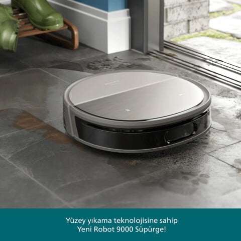 Philips XU9100/10, Homerun 9000 Serisi İstasyonlu Inox Robot Süpürge
