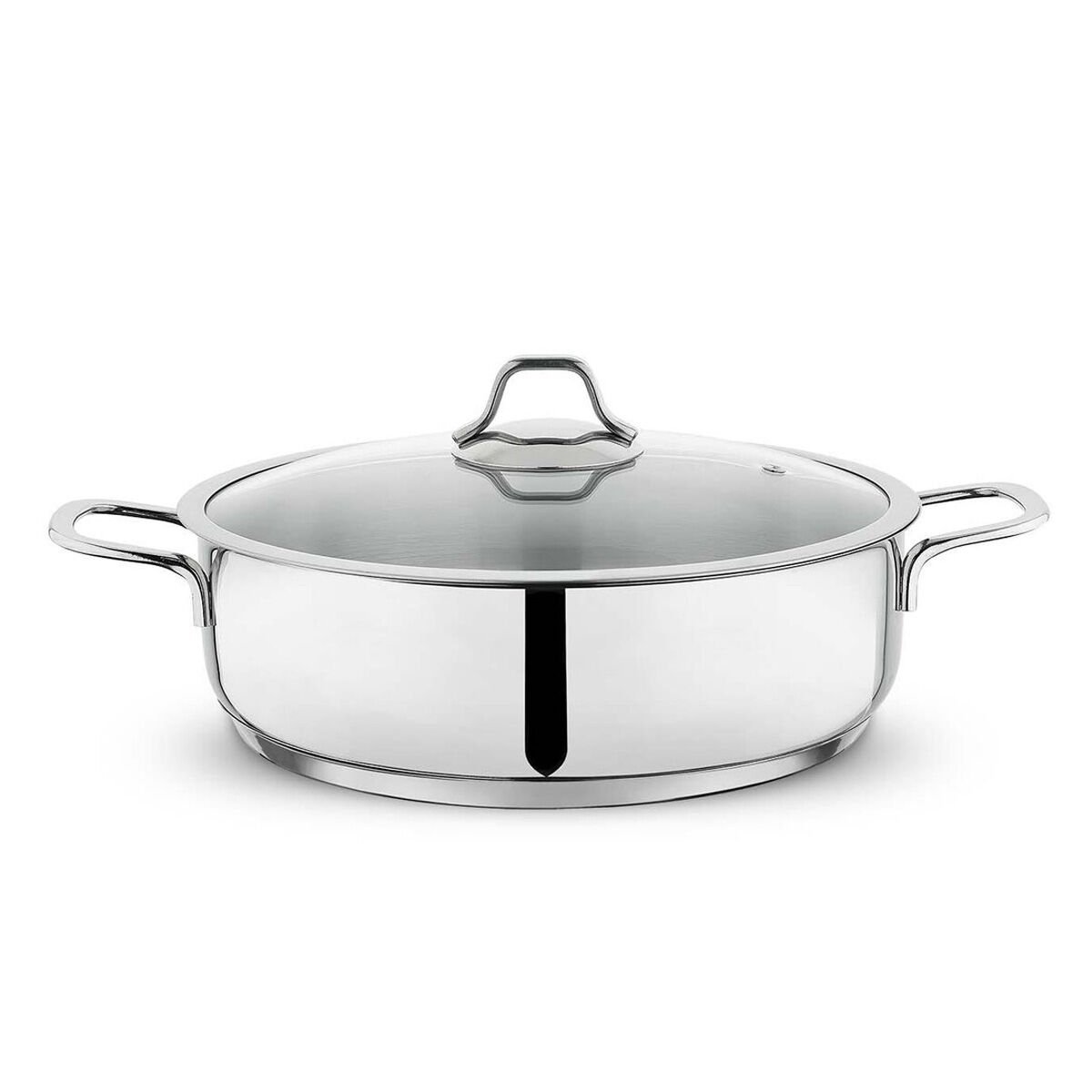 Schafer Held Çelik Basık Tencere-28 Cm-2 Parça-Inox