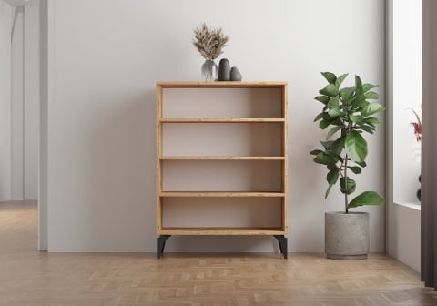 Levent Ayk.0011-246, Karya 2 Kapılı Ayakkabılık Atlantik Çam Ceviz