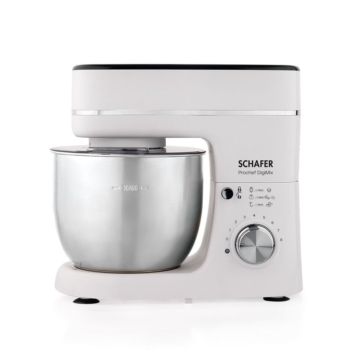 Schafer Prochef Digimix Dijital Stand Mikser 5L-Beyaz