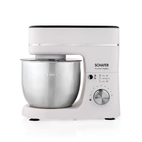 Schafer Prochef Digimix Dijital Stand Mikser 5L-Beyaz