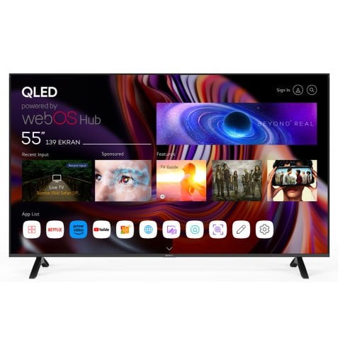 Sunny 55'' QLED UHD 4K Dual Webos Led 140 Ekran TV