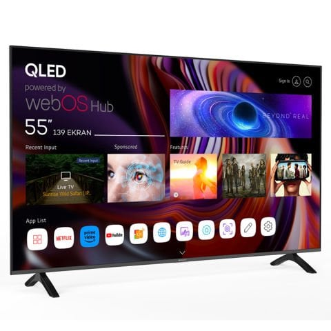 Sunny 55'' QLED UHD 4K Dual Webos Led 140 Ekran TV