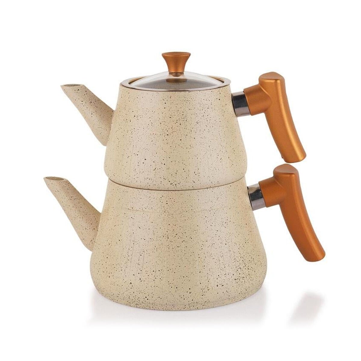 Schafer Solea Çaydanlık Takımı 3 Parça-Krem
