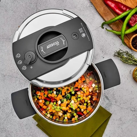 Amboss Eni-8675 Enio Matik Paslanmaz Çelik Düdüklü 22 Cm