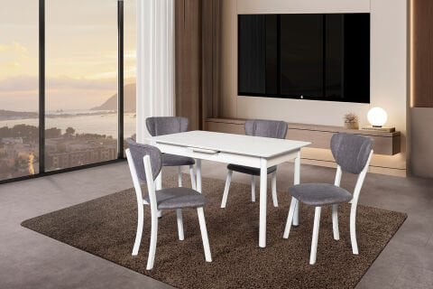 Always T590 Masa & 4 Ad. C590 Sandalyeli Masa Takımı