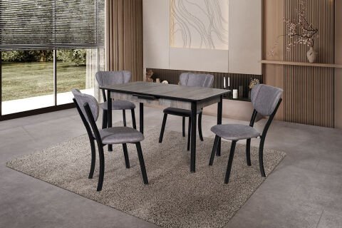 Always T590 Masa & 4 Ad. C590 Sandalyeli Masa Takımı