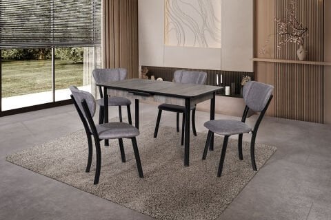 Always T590 Masa & 4 Adet C590 Sandalyeli Masa Takımı