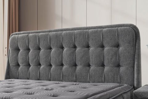 Armis Black Zone 150x200 Yatak Baza Başlık Set
