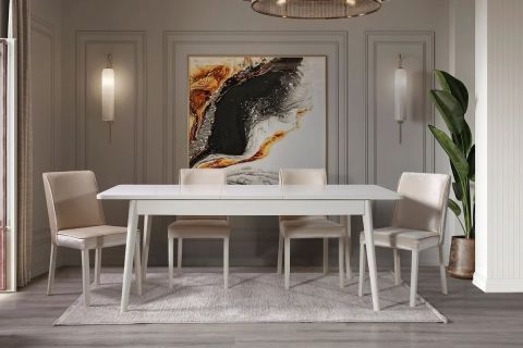 Marcabella Soho 4 Sandalyeli Yemek Odası Takımı