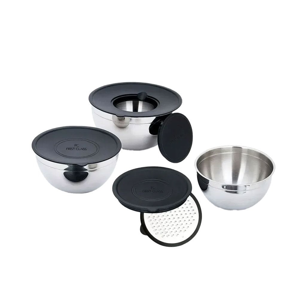 Firstclass 9 Parça Rendeli Çelik Saklama Kabı